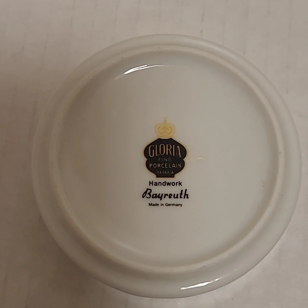 Vintage Gloria Fine Porcelain Trinket Dish Bayreuth West Germany